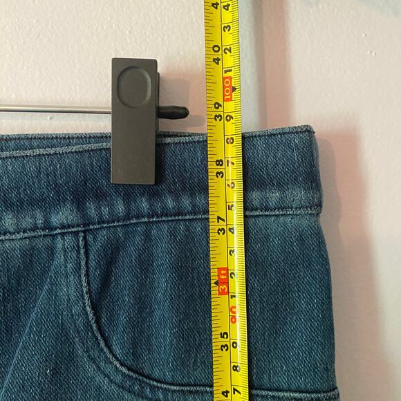 SPANX Women's size 1X Blue Skinny Jeans Stretchy Minimalist Dark Wash Pull-On - Picture 8 of 10